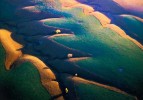 Photograph entitled Altered Kansas Flint Hills prairie 