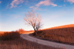 Backroad in Wabaunsee County, Kansas Flint Hills
