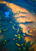 Photograph entitled Autumn aerial landscape, Kansas Flint Hills