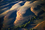 Photograph entitled Once an inland sea. Long ago, the area of North American tallgrass prairie was covered by a vast inland sea, resulting in its topography
