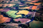 Photograph entitled Plowed Flint Hills lowland area 